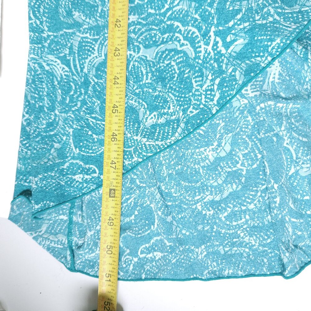 Toad & Co Womens Sunkissed Maxi Dress M Blue Green Floral Sleeveless Travel - Picture 4 of 13